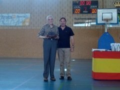 Nuestro Presidente, Javier Debn, con el premiado Pepe Espinosa