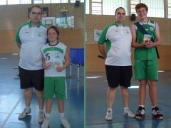 Los ganadores del Concuros 2-ball, lvaro y Rafa Burgos junto a Josele Fernndez