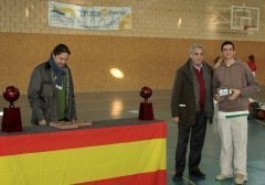 Entrega de trofeos con Juan Martn Cao y Javier Debn