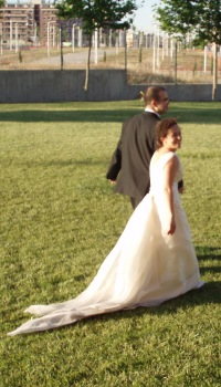 Los novios de paseo