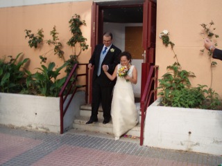 Salida de la Iglesia